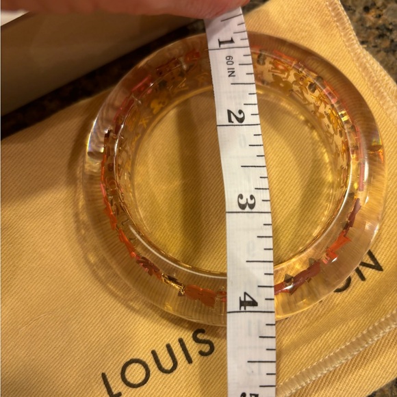 Louis Vuitton Inclusion Monogram Resin Bangle - Picture 9 of 9